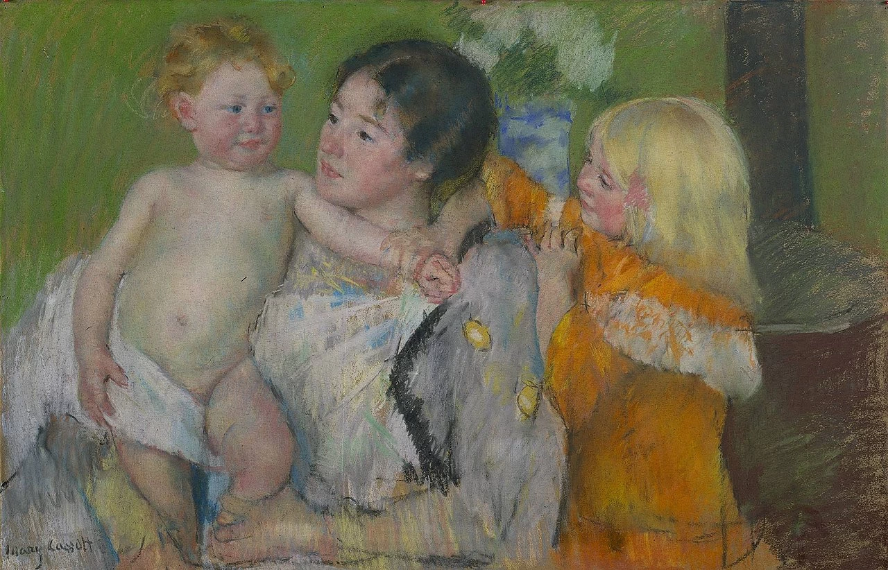 Mary Cassatt - Dopo il bagno, Cleveland Museum of Art